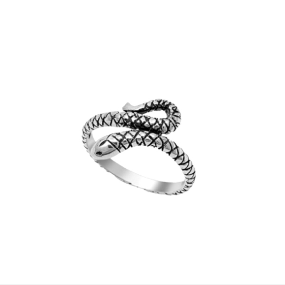❤️💕 BELLA SNAKE STERLING SILVER RING - Picture 1 of 4